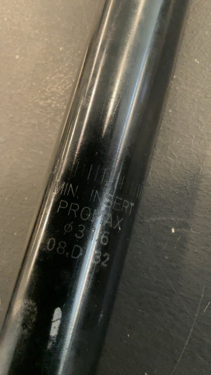 Unknown Bike Parts (Seatpost) 31.6mm Black