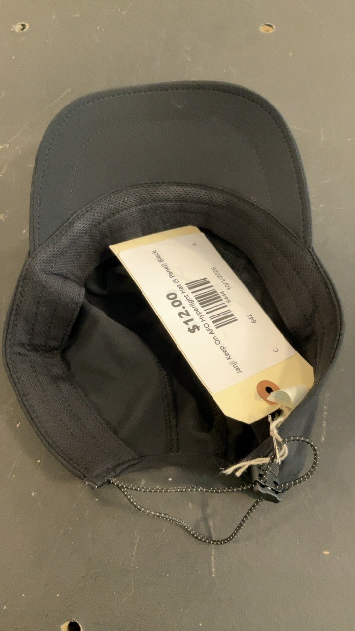 Janji Keep On AFO Hyperlight Hat (5 Panel) Black