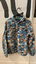 Patagonia W's Lightweight Synchilla Fleece Jacket (Quarter-Zip) (No Hood) S Orange/Blue/Multi-Color