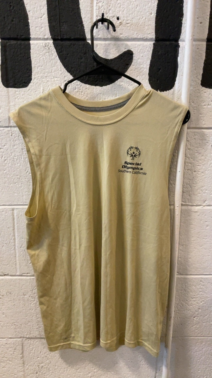 Nike Dri-Fit Special Olympics Tank Top S Yellow