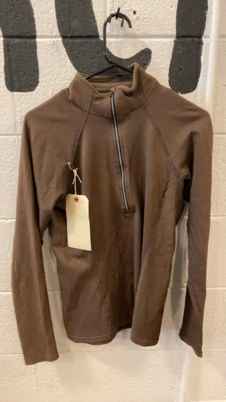 Patagonia Quater Zip Sweater XS Brown