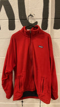 Patagonia Fleece Jacket (Full-Zip) (No Hood) XL Red