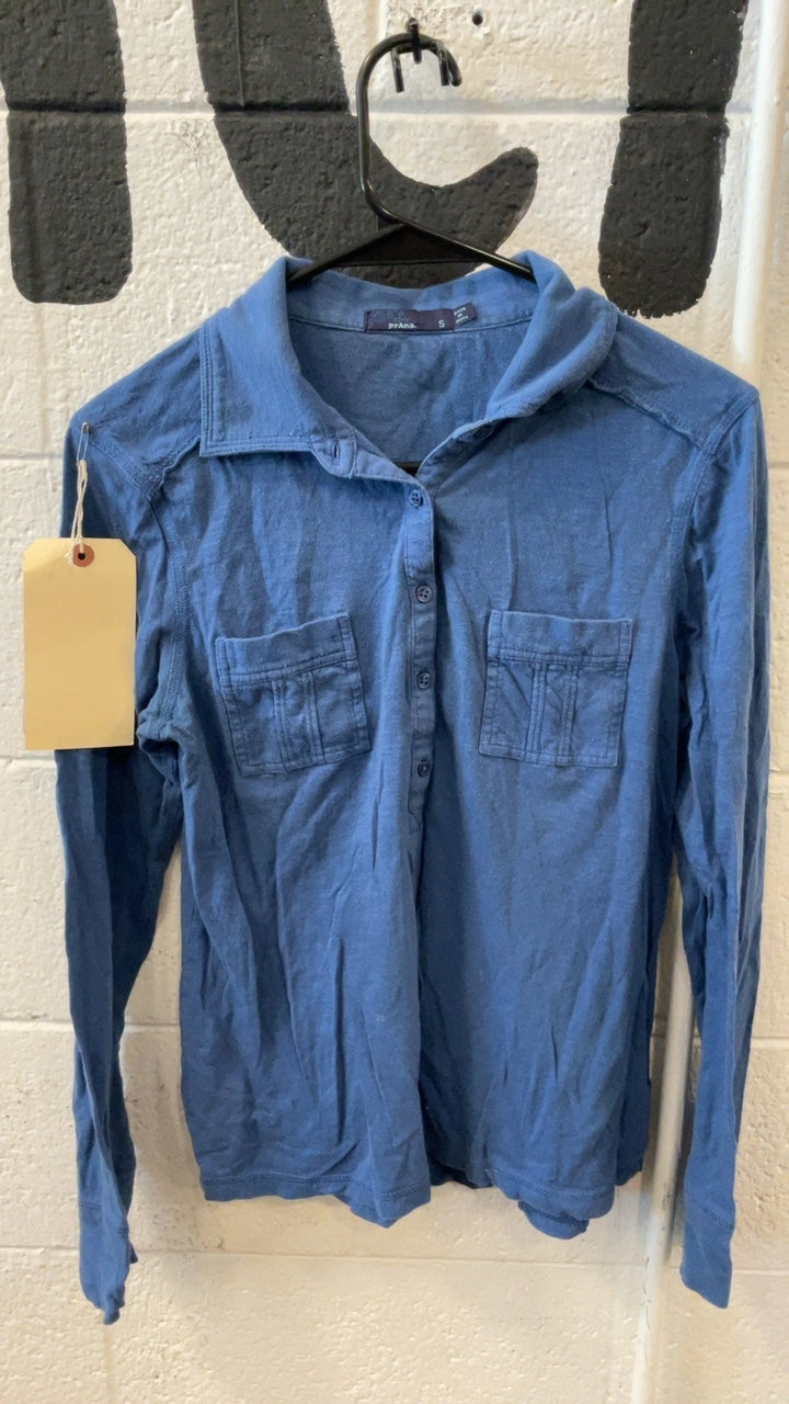 Prana Longsleeve (Button-Up) S Blue