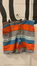 Patagonia Shorts (Swimming) 40 Orange/Blue Sriped
