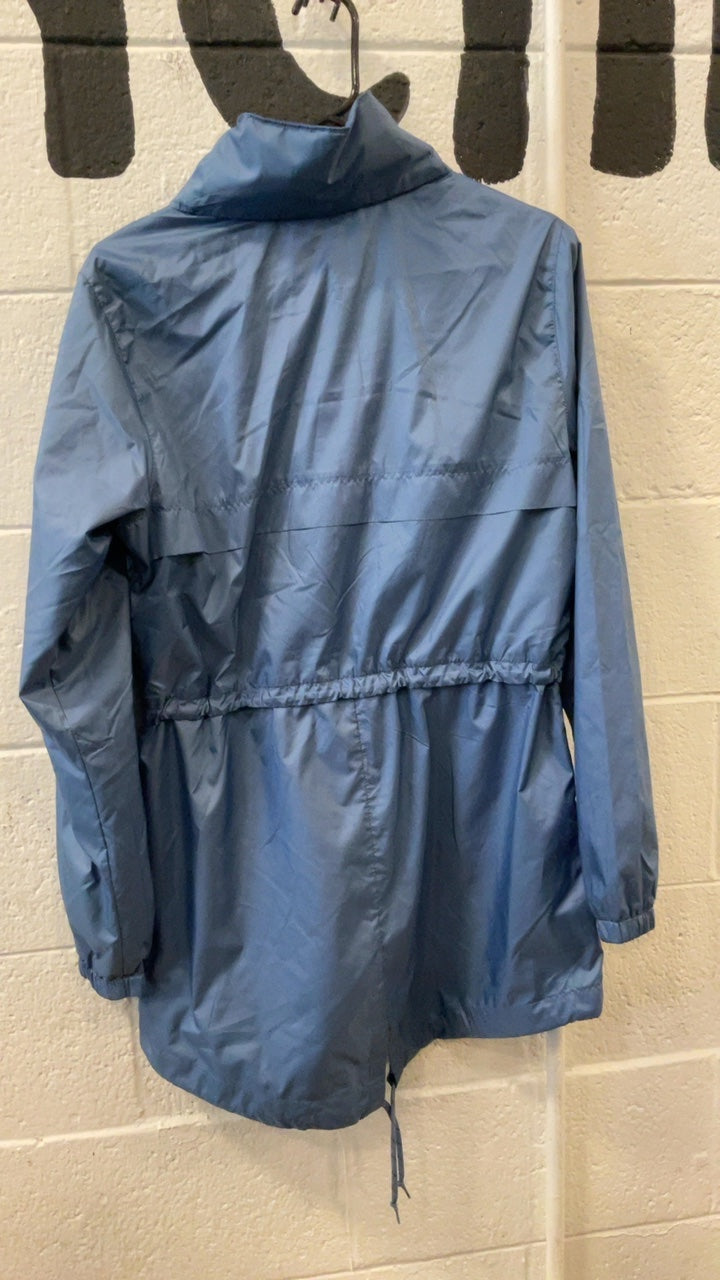 Columbia Jacket (Full-Zip)(No Hood) M Blue Wnd Breaker