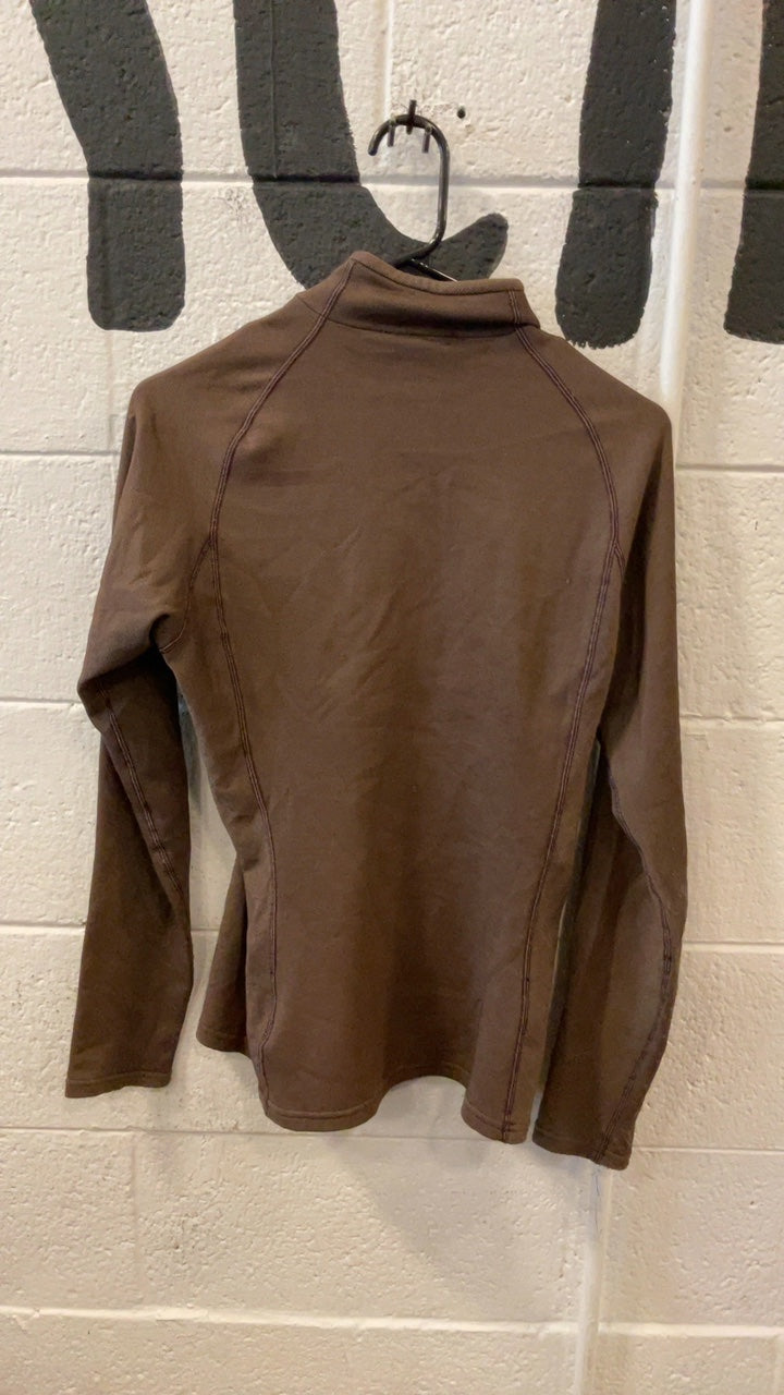 Patagonia Quater Zip Sweater XS Brown