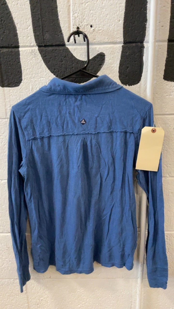 Prana Longsleeve (Button-Up) S Blue