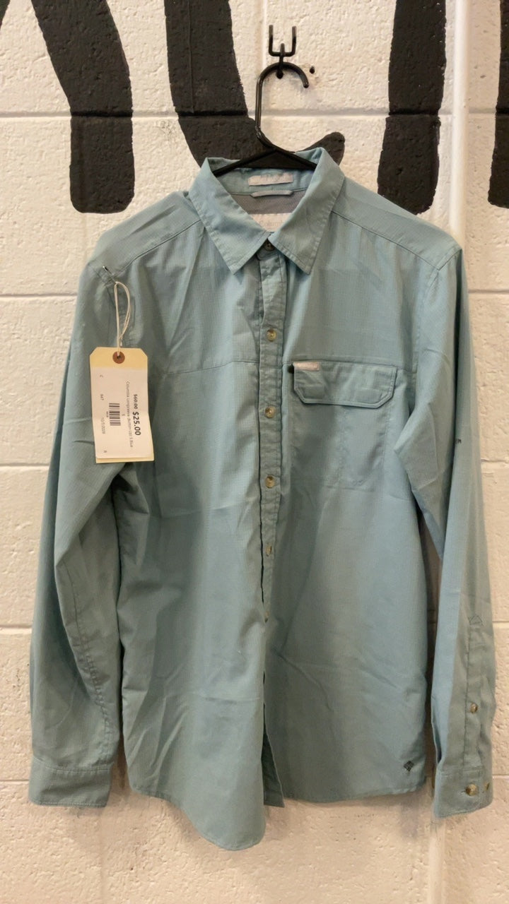 Columbia Longsleeve (Button-Up) S Blue