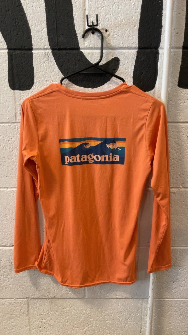 Patagonia Capilene Silkweight Longsleeve W's XS Orange