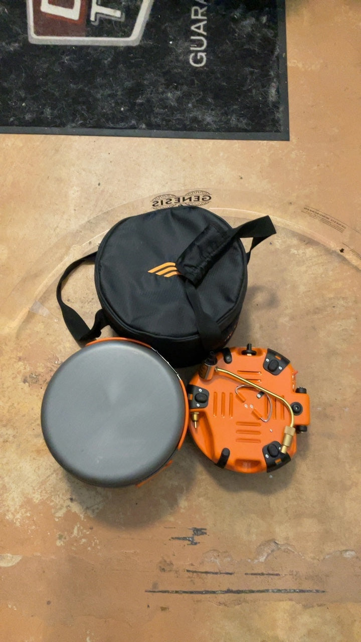 Jetboil Genesis 2 Burner Camping Stove Orange/Grey