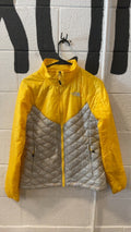 North Face Primaloft Insulated Jacket (Full Zip) (No Hood) W's S Yellow/Grey