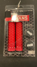 Vans Checkered Lock-On MTB Grips Bike Parts (Grips) Red/Black