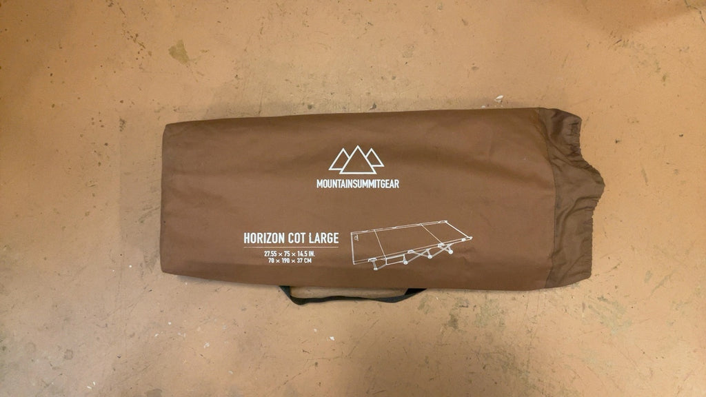 Mountain Summit Gear Cot 27.55 x 75 x 1.5 (in) Brown
