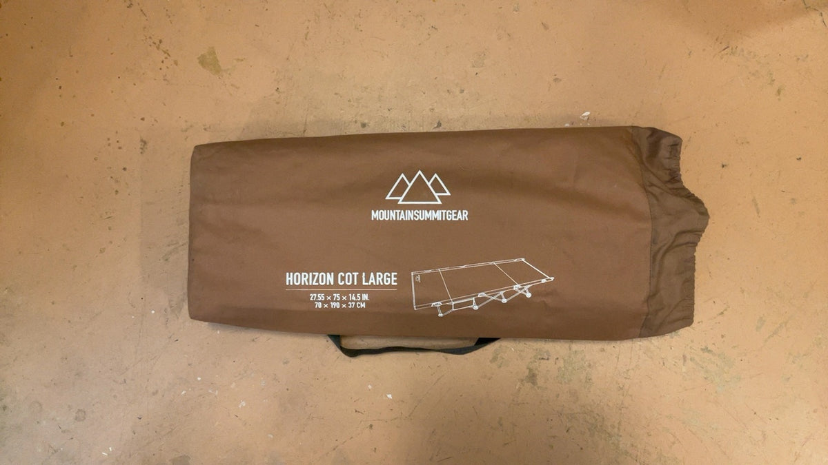 Mountain Summit Gear Cot 27.55 x 75 x 1.5 (in) Brown