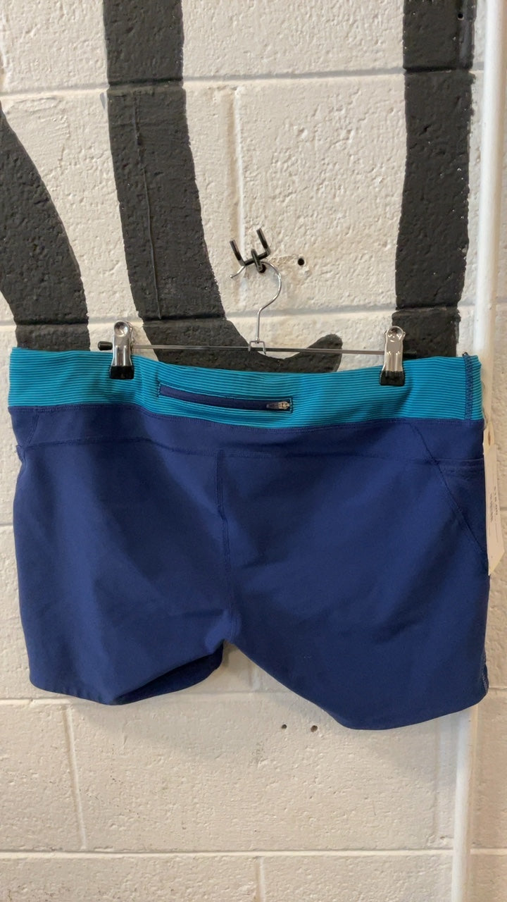 Lucy Shorts XL Blue Light Blue Waistband