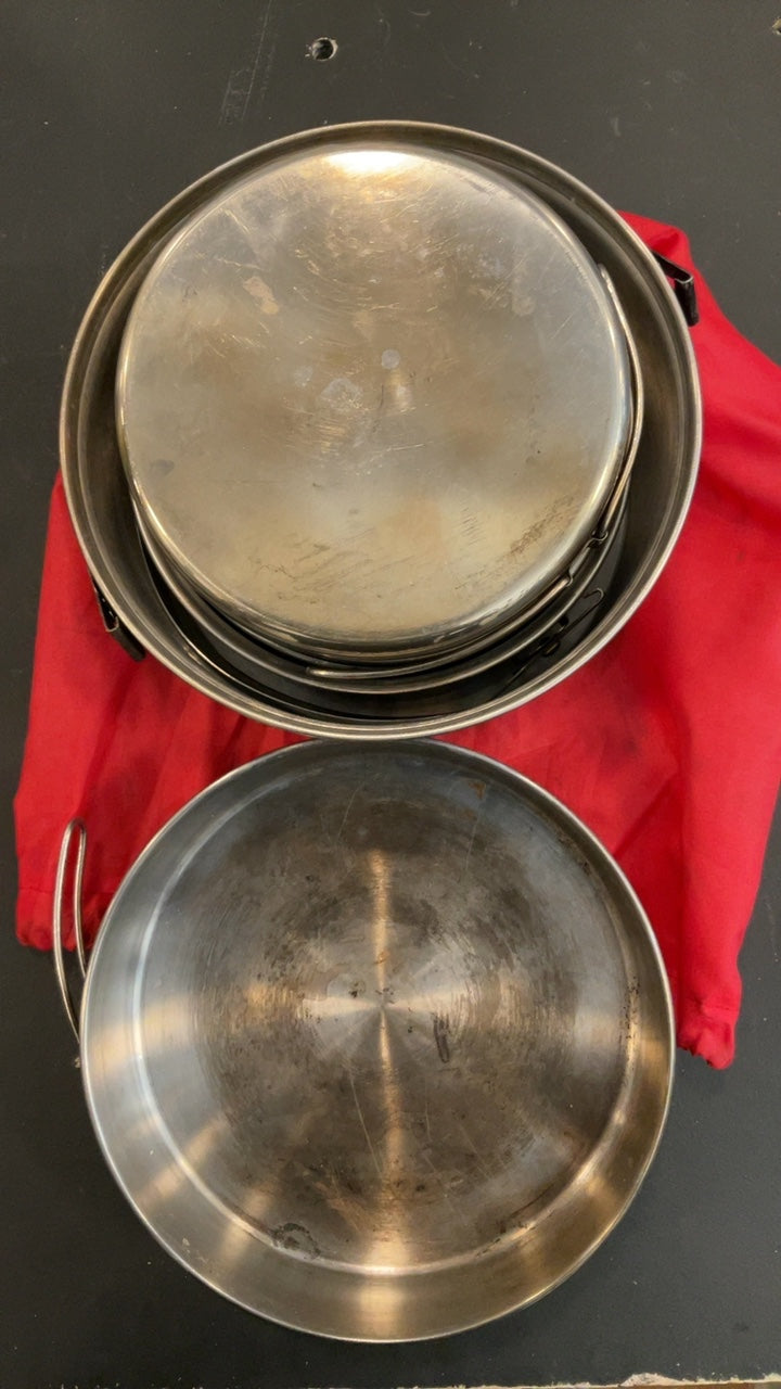 Peak Camping Set 6 Piece Stainless Steel