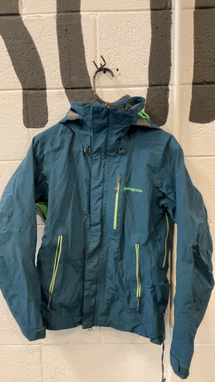 Patagonia Jacket (Snow) Womens S Blue/Green