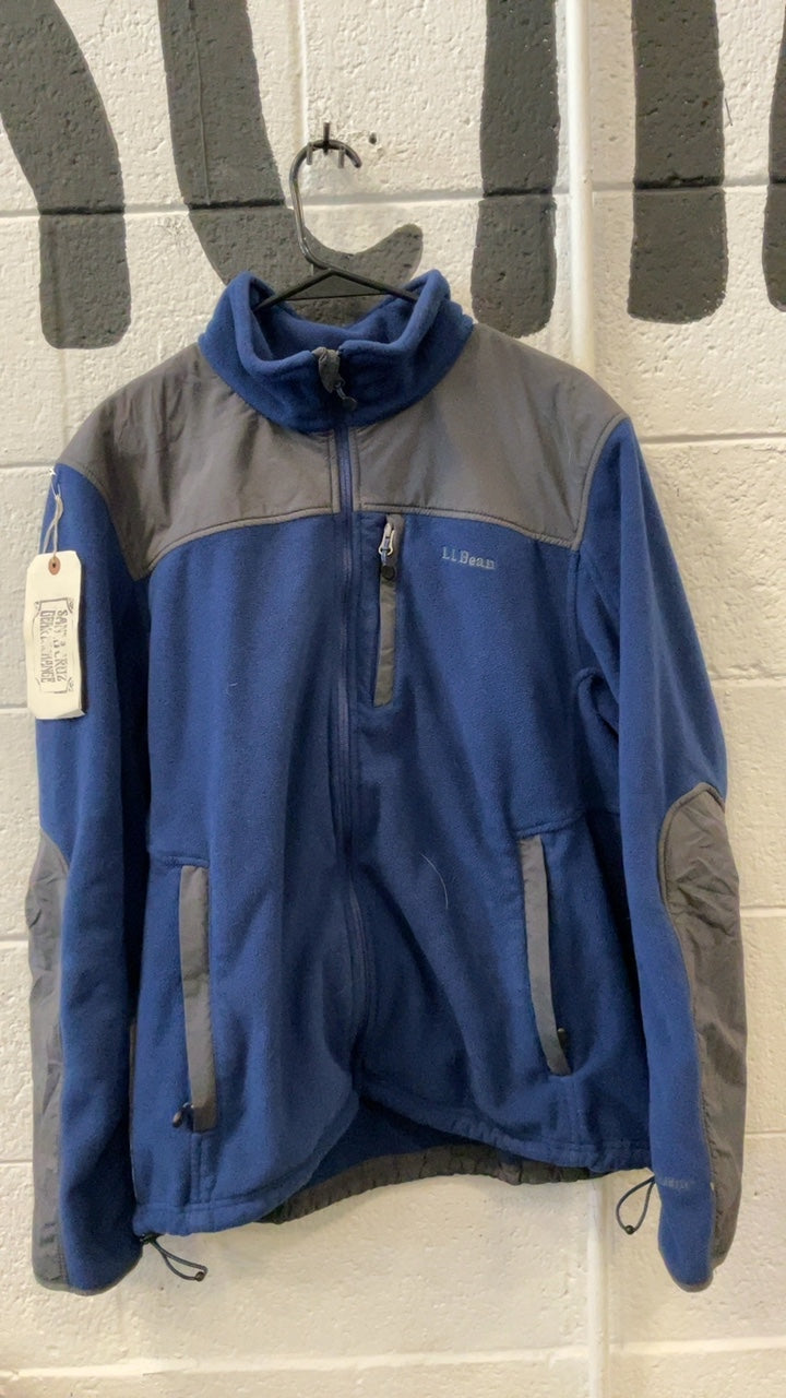 LL Bean Jacket L Blue