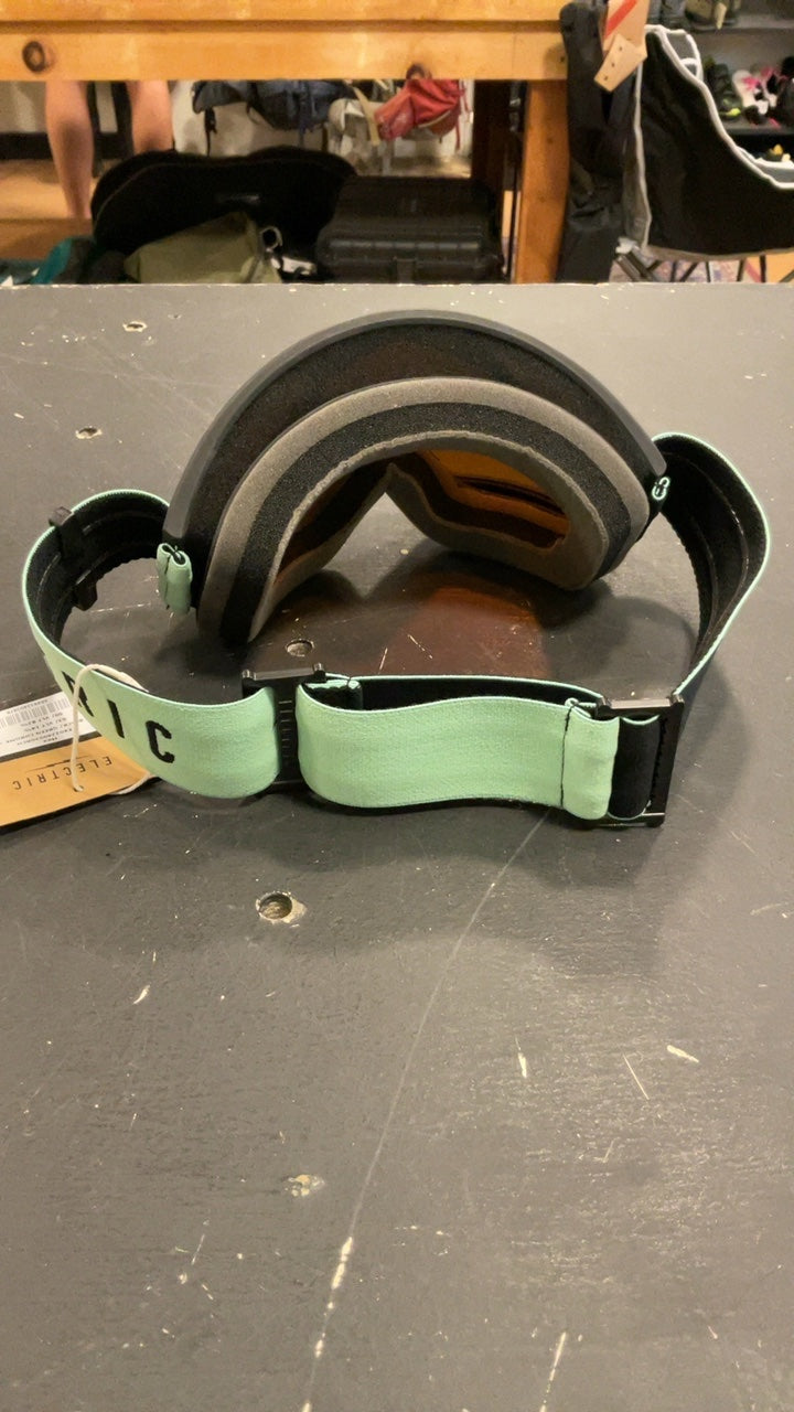 Electric Goggles Mint/Black/Chrome Lense