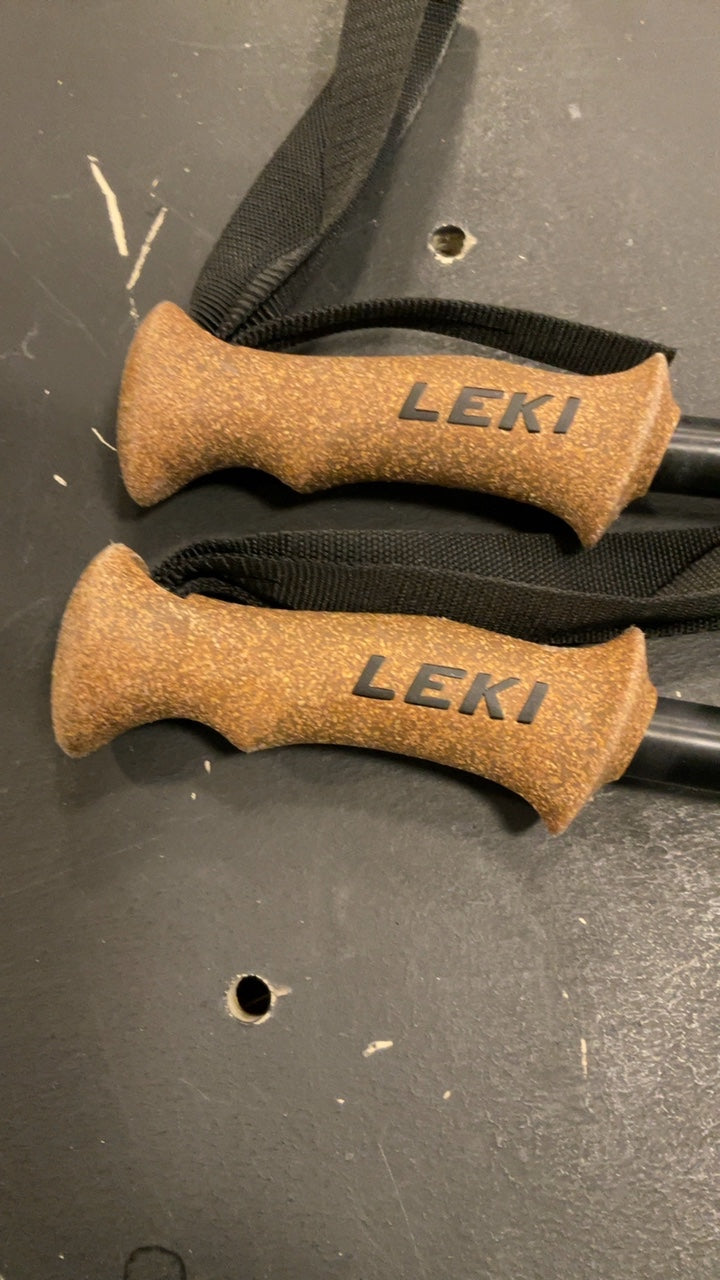Leki Poles (Trekking) Black Super Makalu