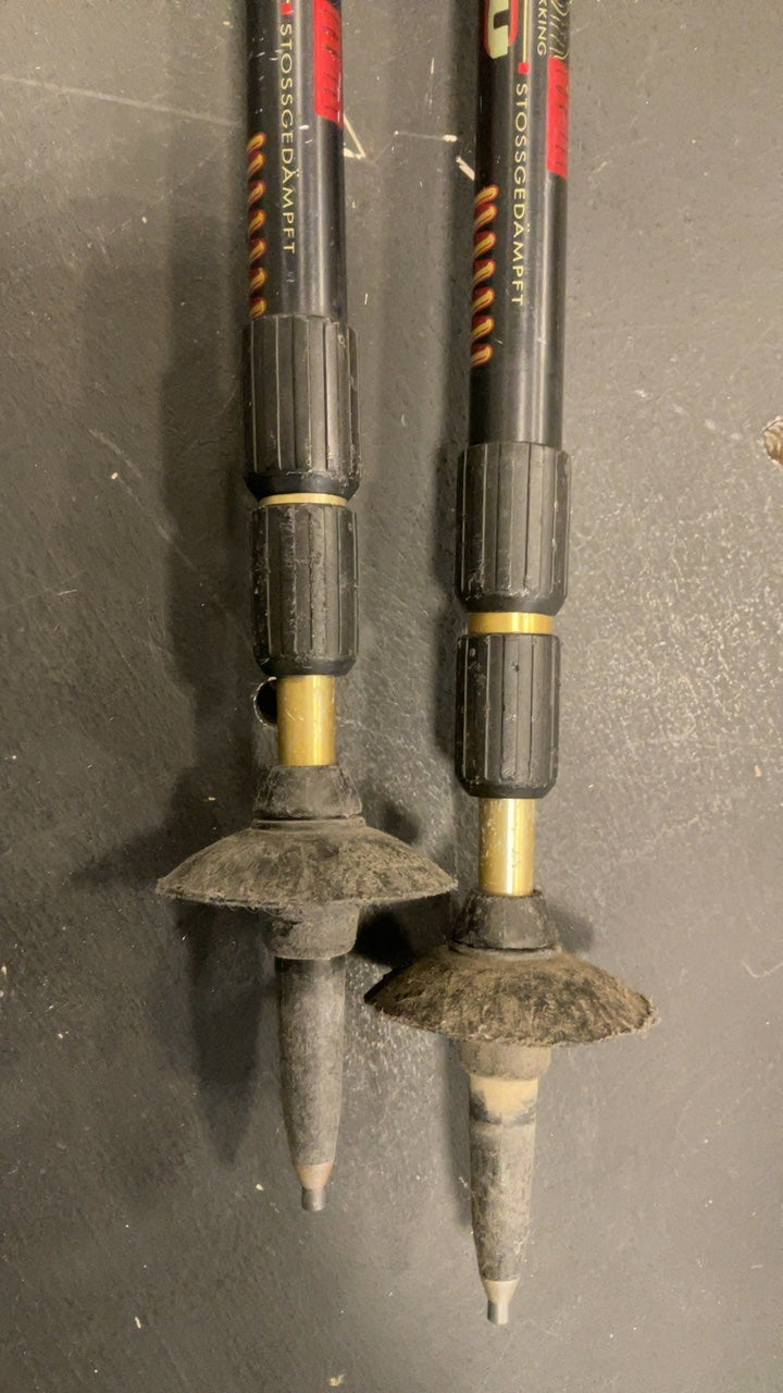 Leki Poles (Trekking) Black Super Makalu