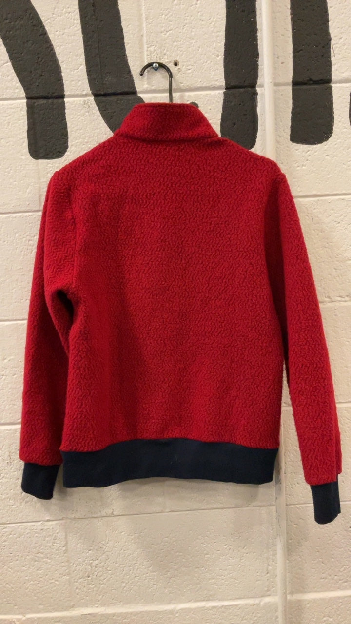 Patagonia Fleece Jacket (Full-Zip) (No Hood) S Red
