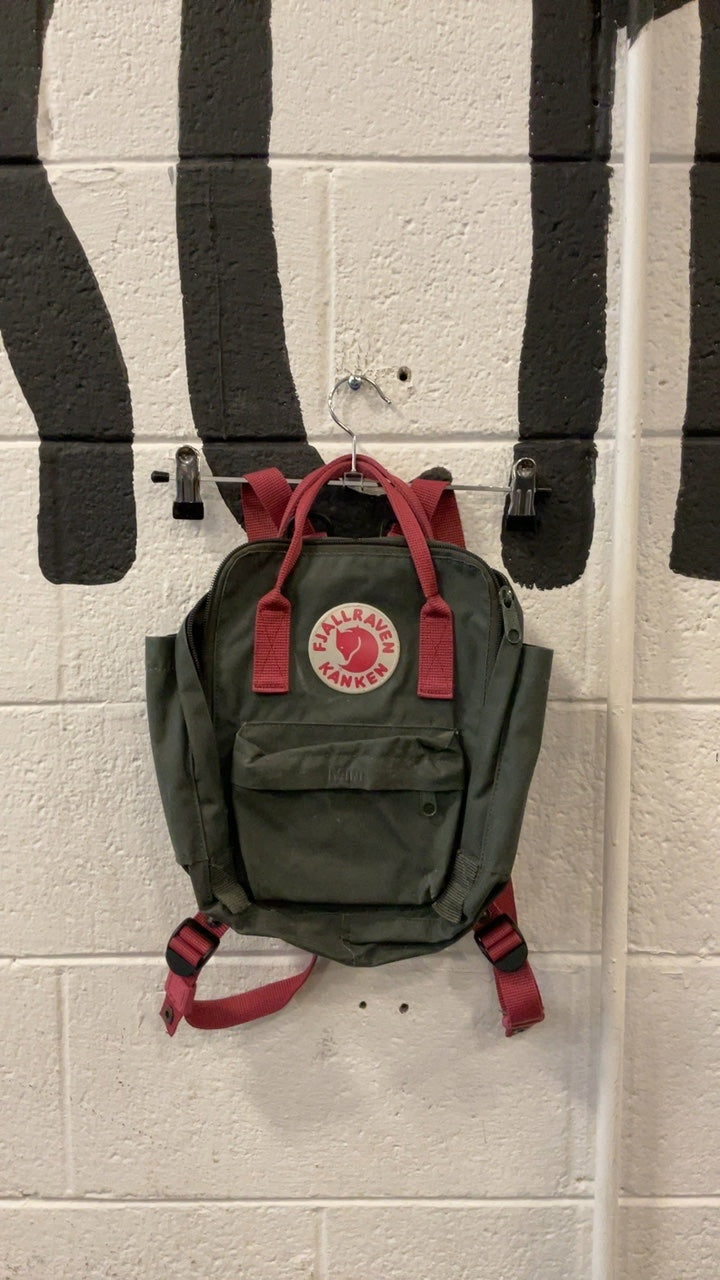 Rjallraven Kanken Backpack Grey/Red Mini