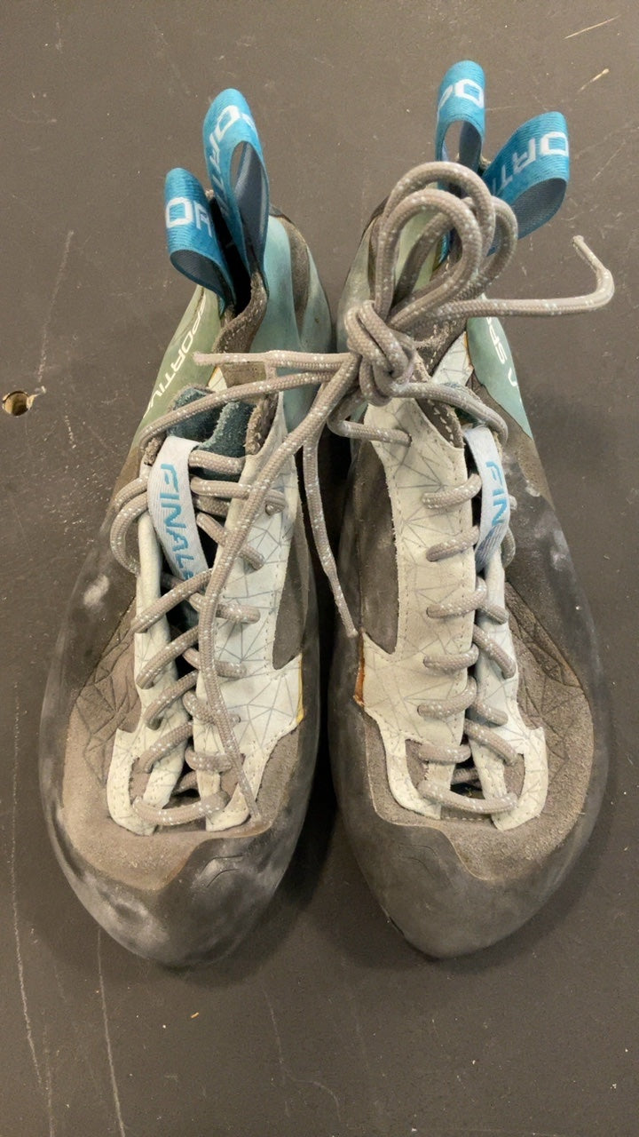 La Sportiva Shoes (Climbing) Grey/Blue Finale