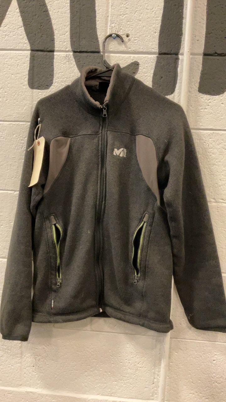 Millet Fleece Jacket (Full-Zip) (No Hood) M Black