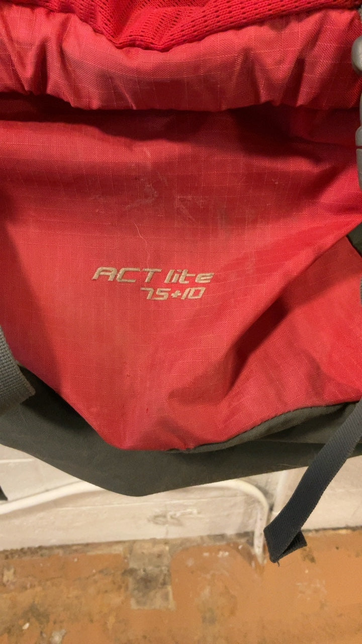 Deuter Backpack Adjustable Red Act Lite 75+10L
