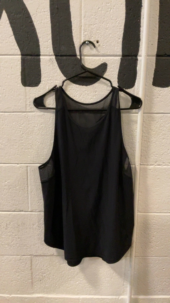 Lululemon Racerback Athletic Tank Top M Black