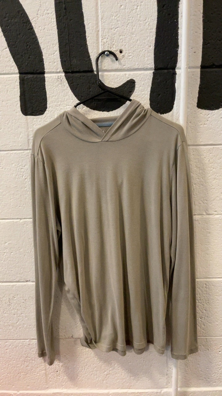 Free Fly Sun Hoodie Men's M Bamboo Brown