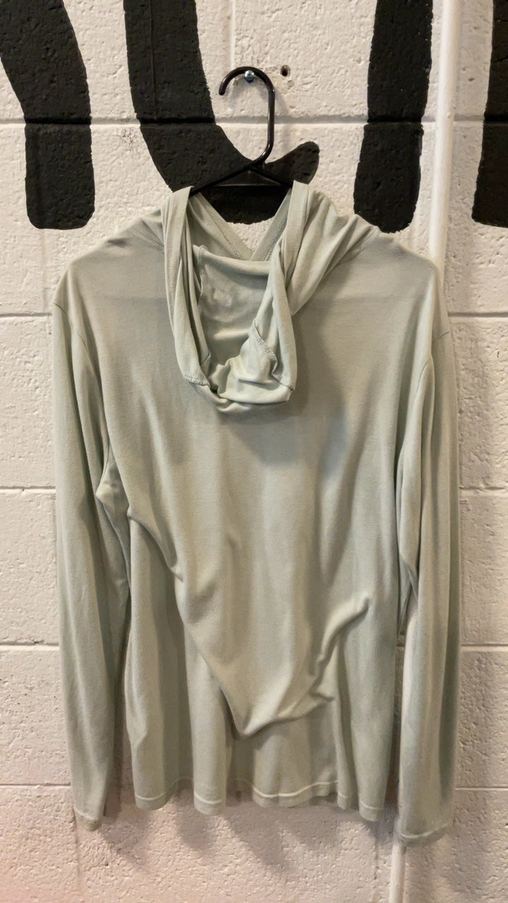 Free Fly Sun Hoodie Men's M Bamboo Teal