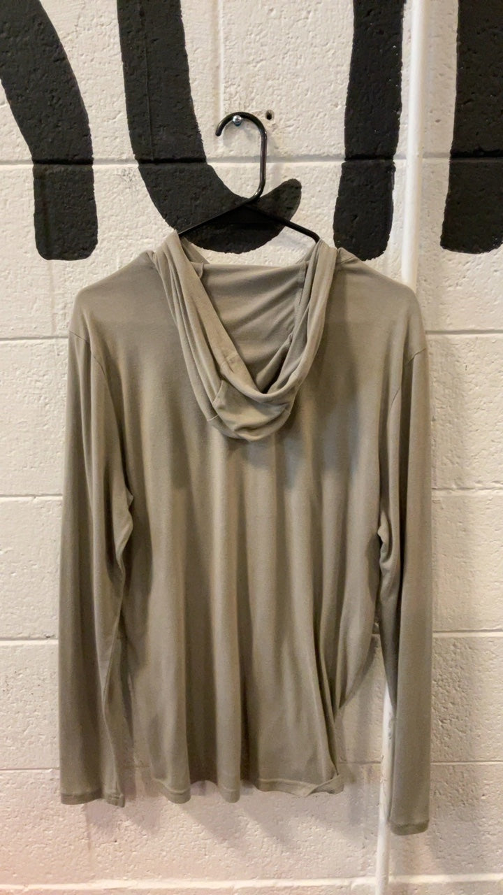 Free Fly Sun Hoodie Men's M Bamboo Brown
