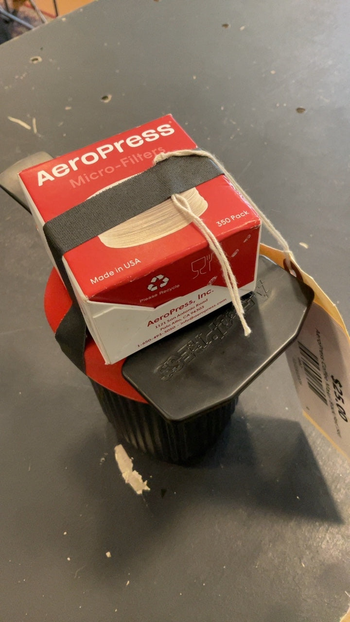 AeroPress Coffee Maker Black/Red (Set)
