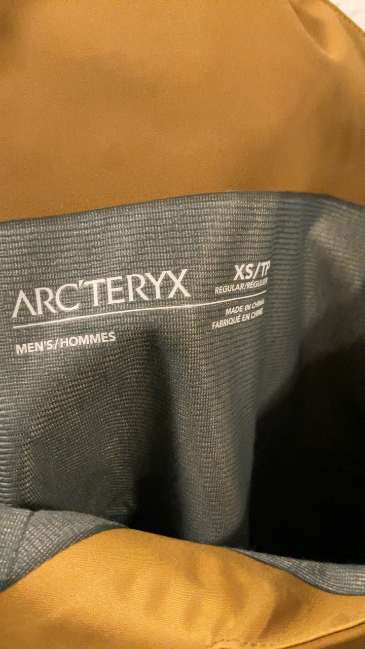 Arcteryx Bib (Snow) Men's XS Brown GTX Sabre