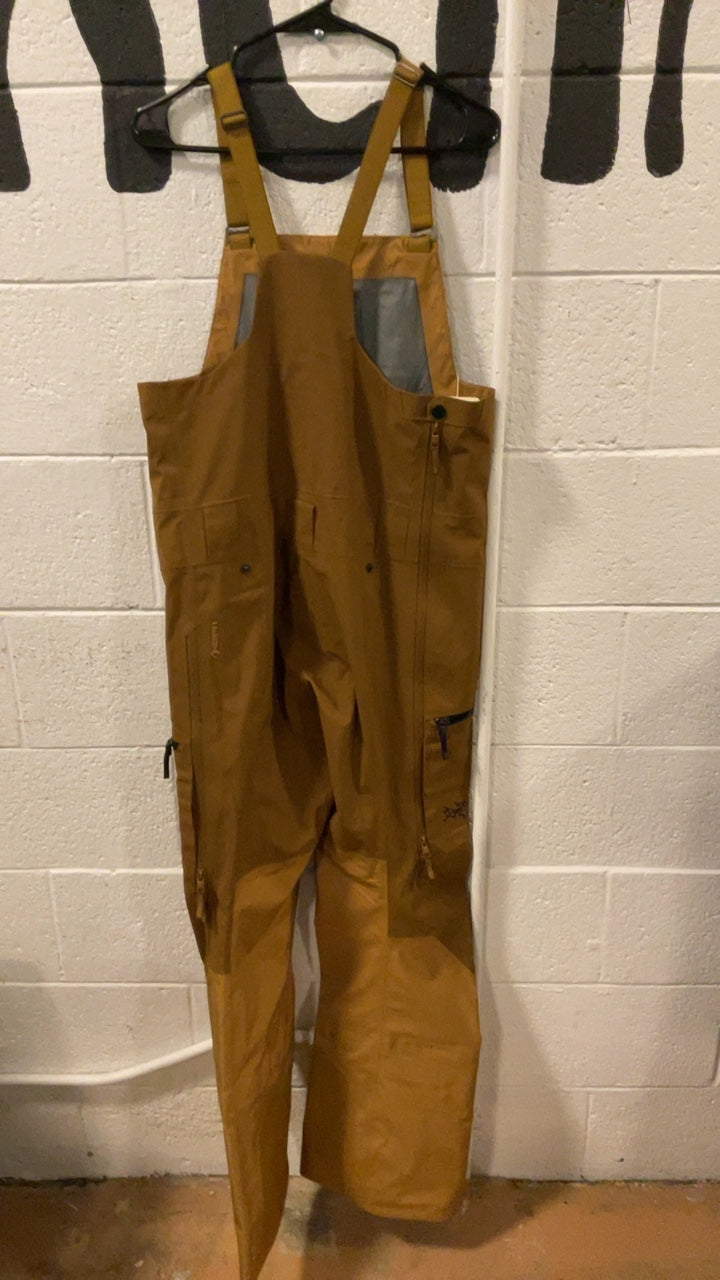Arcteryx Bib (Snow) Men's XS Brown GTX Sabre