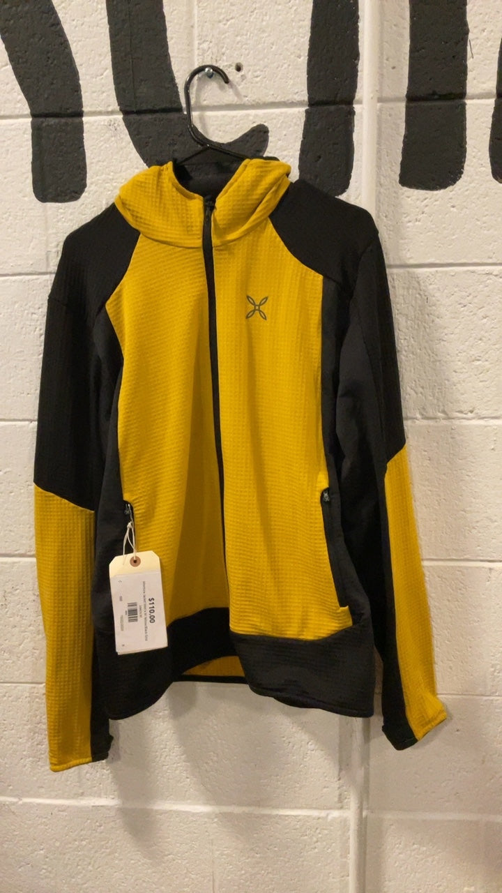 Montura Jacket Men's M Yellow/Black Grid