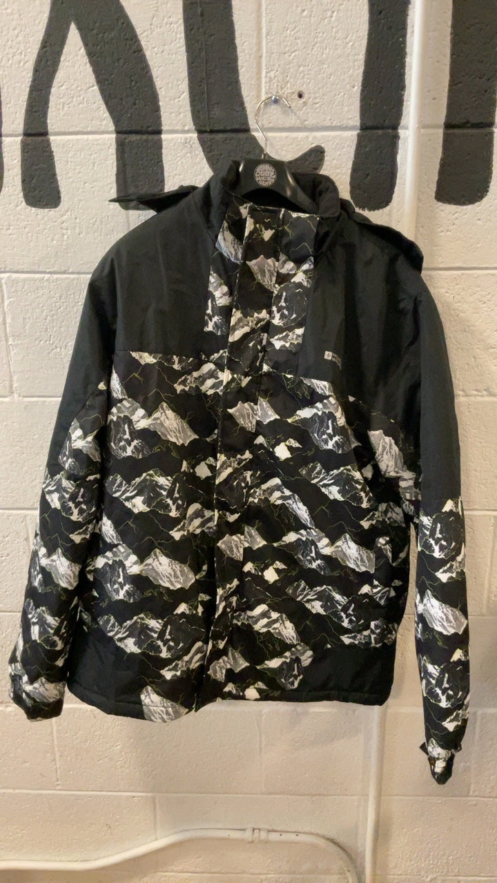 Mountain Warehouse Jacket (Snow) L Black/White Mountain