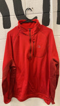 LL Bean Jacket (Quarter-Zip) (No Hood) Mens XL Orange