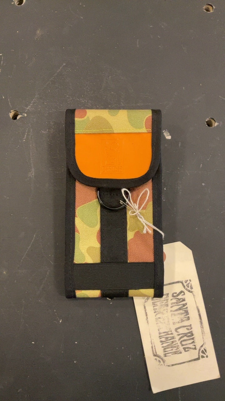 Chrome Industries Phone Pouch Orange/Camo