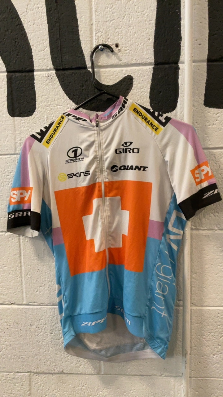 SRAM Bike Jersey S white/blue/orange